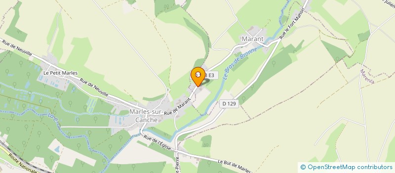 localisation de l'entreprise MONSIEUR BERNARD TRUPIN  MARANT