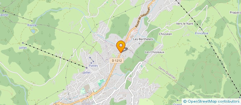 localisation de l'entreprise MONSIEUR BERNARD TULLIEZ  MEGEVE