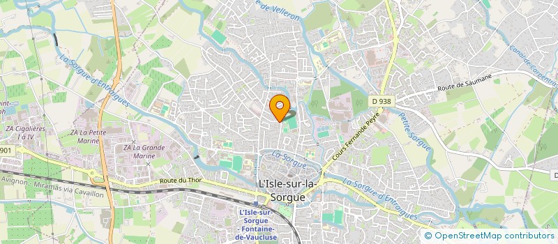localisation de l'entreprise MONSIEUR BERNARD TURBIDE à L'ISLE-SUR-LA-SORGUE
