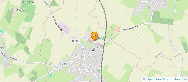 localisation de l'entreprise MONSIEUR BERNARD TURGIS  HONNECHY