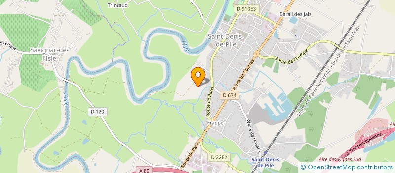 localisation de l'entreprise MONSIEUR BERNARD TURMEL  SAINT-DENIS-DE-PILE