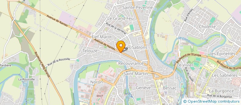 localisation de l'entreprise MONSIEUR BERNARD TURPIN à NIORT