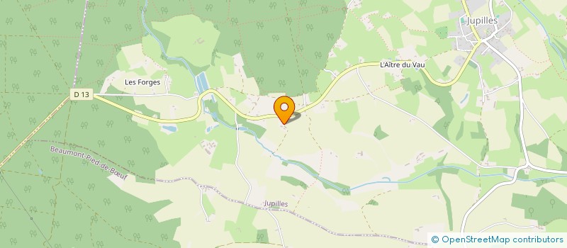 localisation de l'entreprise MONSIEUR BERNARD USSEL  BEAUMONT PIED DE BOEUF