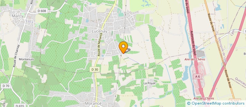 localisation de l'entreprise MONSIEUR BERNARD VABRE à LUCENAY