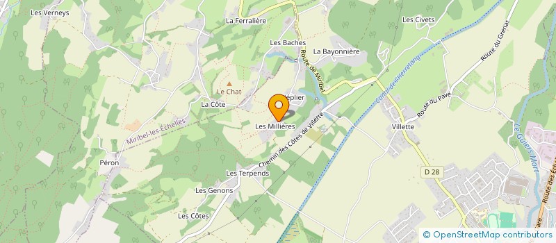 localisation de l'entreprise MONSIEUR BERNARD VACHON-FRANCE  SAINT-LAURENT-DU-PONT