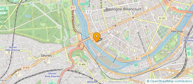 localisation de l'entreprise MONSIEUR BERNARD VAISBROT à BOULOGNE-BILLANCOURT