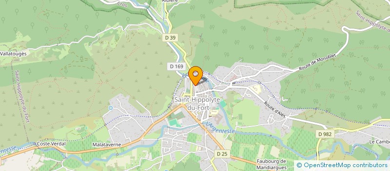 localisation de l'entreprise MONSIEUR BERNARD VALAT  SAINT-HIPPOLYTE-DU-FORT