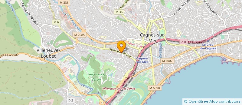 localisation de l'entreprise MONSIEUR BERNARD VALCZ à CAGNES-SUR-MER