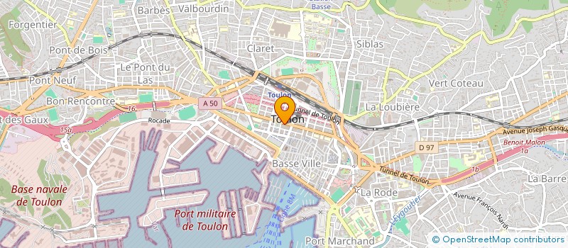 localisation de l'entreprise MONSIEUR BERNARD VALERO  TOULON