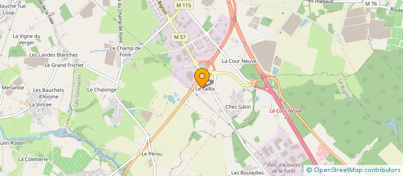 localisation de l'entreprise MONSIEUR BERNARD VALLE à LES SORINIERES
