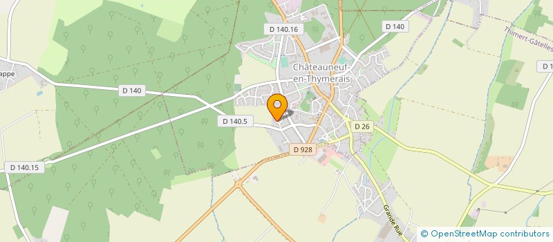 localisation de l'entreprise MONSIEUR BERNARD VALLEE à CHATEAUNEUF-EN-THYMERAIS