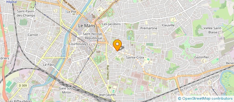 localisation de l'entreprise MONSIEUR BERNARD VALLET  LE MANS