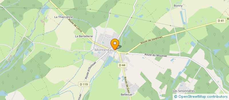 localisation de l'entreprise MONSIEUR BERNARD VAN DEN BERG à MONTEREAU