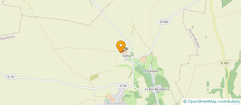 localisation de l'entreprise MONSIEUR BERNARD VAN HYLTE  BOUILLANCY