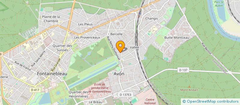 localisation de l'entreprise MONSIEUR BERNARD VAN PAEMEL à AVON