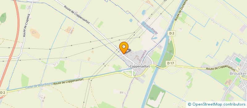 localisation de l'entreprise MONSIEUR BERNARD VANBECELAERE  CRAYWICK