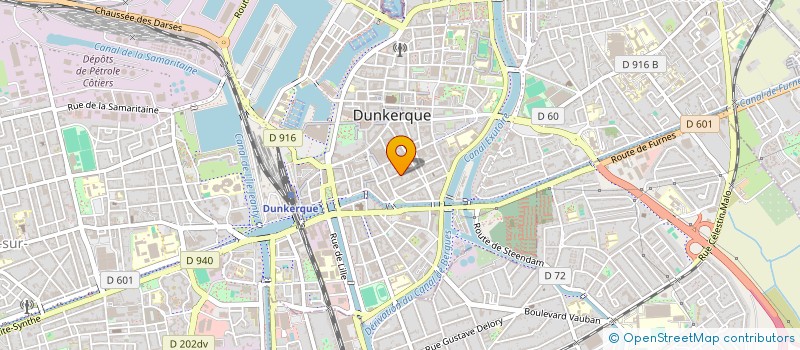 localisation de l'entreprise MONSIEUR BERNARD VANDECASTEELE à DUNKERQUE