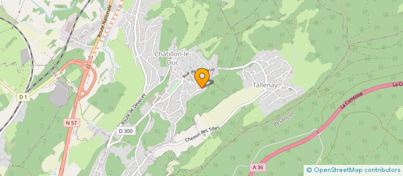 localisation de l'entreprise MONSIEUR BERNARD VANDEL à CHATILLON-LE-DUC