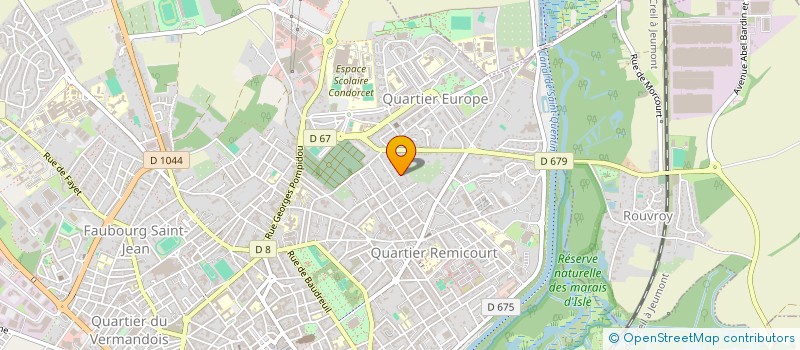 localisation de l'entreprise MONSIEUR BERNARD VANDENBROUCKE  SAINT-QUENTIN