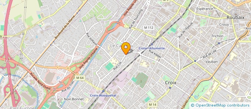 localisation de l'entreprise MONSIEUR BERNARD VANDOOLAEGHE à WASQUEHAL