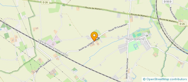 localisation de l'entreprise MONSIEUR BERNARD VANHEEMS  NOORDPEENE