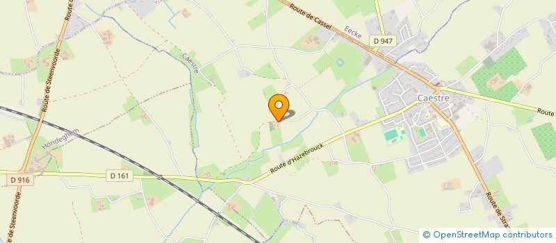 localisation de l'entreprise MONSIEUR BERNARD VANNEUFVILLE  CAESTRE