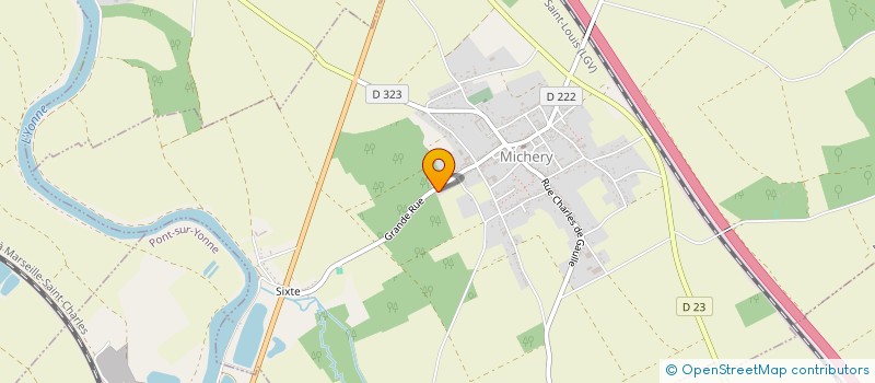 localisation de l'entreprise MONSIEUR BERNARD VARDON  MICHERY