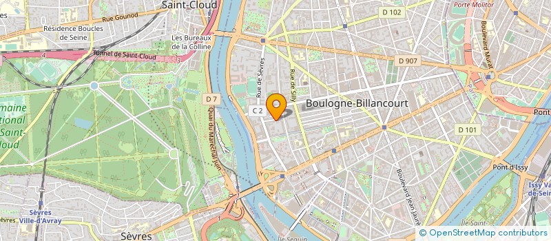 localisation de l'entreprise MONSIEUR BERNARD VARY à BOULOGNE-BILLANCOURT