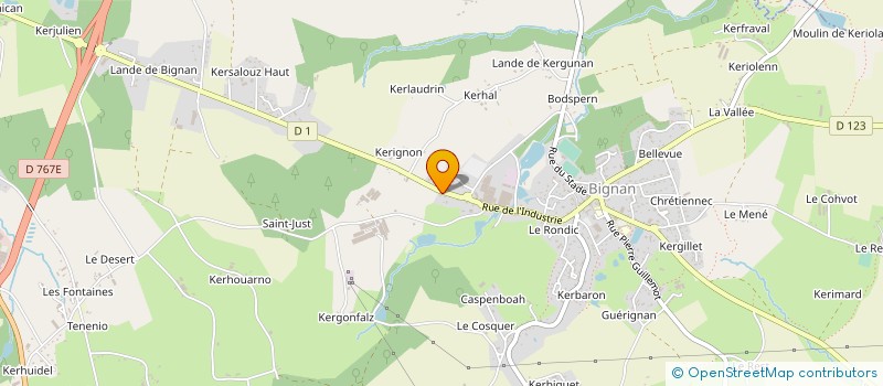 localisation de l'entreprise MONSIEUR BERNARD VAS  BIGNAN