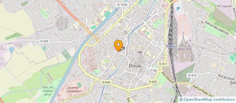 localisation de l'entreprise MONSIEUR BERNARD VASSEUR à DOUAI