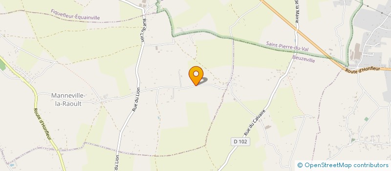 localisation de l'entreprise MONSIEUR BERNARD VASSEUR  MANNEVILLE-LA-RAOULT