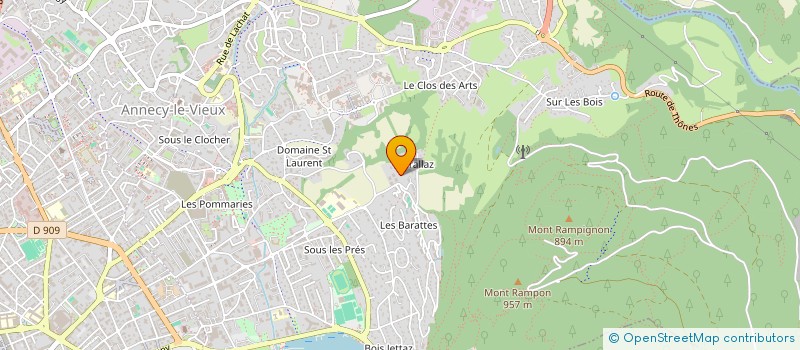 localisation de l'entreprise MONSIEUR BERNARD VAUTREY à ANNECY