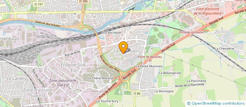 localisation de l'entreprise MONSIEUR BERNARD VEBER à CESSON-SEVIGNE