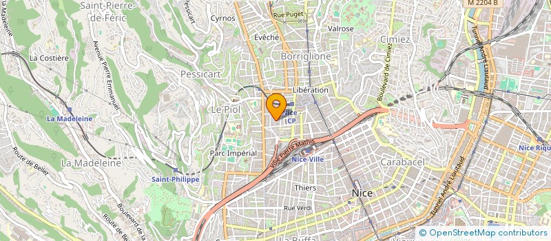 localisation de l'entreprise MONSIEUR BERNARD VEISSE à NICE