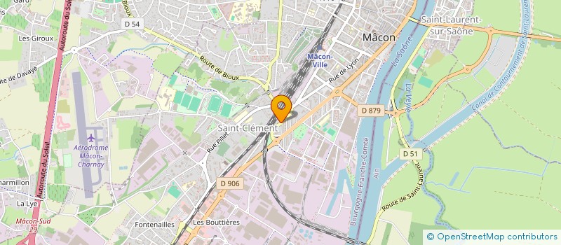 localisation de l'entreprise MONSIEUR BERNARD VENET à MACON