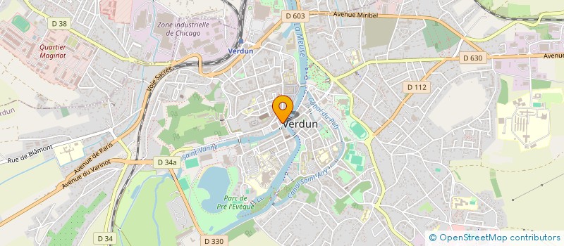 localisation de l'entreprise MONSIEUR BERNARD VERDEAU à VERDUN