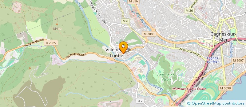 localisation de l'entreprise MONSIEUR BERNARD VERGIER à VILLENEUVE-LOUBET