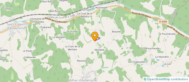 localisation de l'entreprise MONSIEUR BERNARD VERNET à TRELISSAC