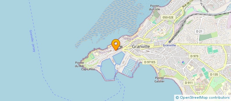 localisation de l'entreprise MONSIEUR BERNARD VERNOCHET  GRANVILLE