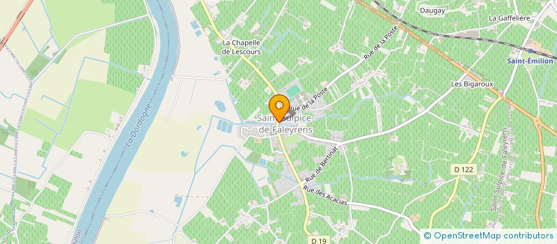 localisation de l'entreprise MONSIEUR BERNARD VERRIER à SAINT-SULPICE-DE-FALEYRENS