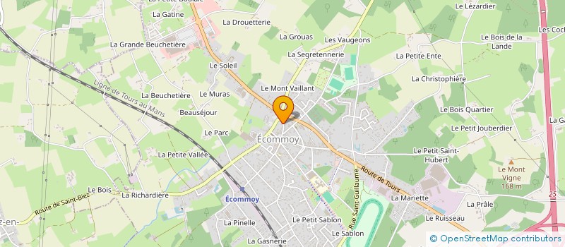 localisation de l'entreprise MONSIEUR BERNARD VEZIN à ECOMMOY