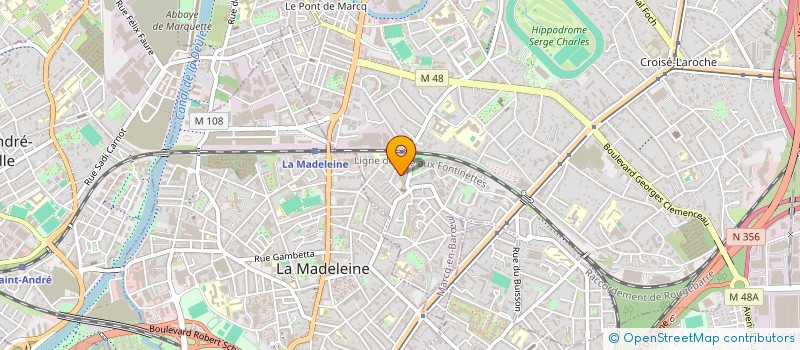 localisation de l'entreprise MONSIEUR BERNARD VIAL à MARCQ-EN-BARŒUL