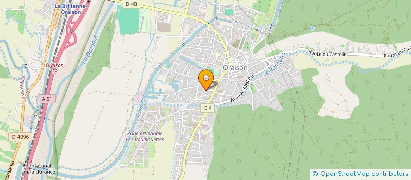 localisation de l'entreprise MONSIEUR BERNARD VIAL  ORAISON