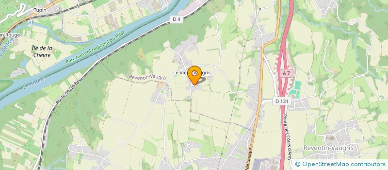 localisation de l'entreprise MONSIEUR BERNARD VIALLIS  REVENTIN-VAUGRIS