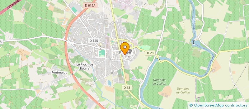 localisation de l'entreprise MONSIEUR BERNARD VIDAL  BESSAN