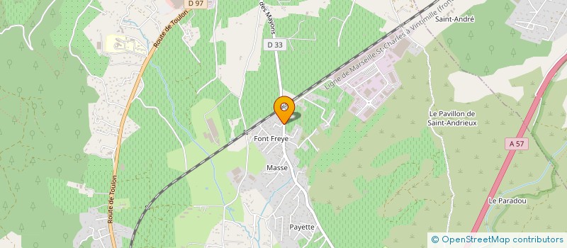 localisation de l'entreprise MONSIEUR BERNARD VIDAL  LE LUC