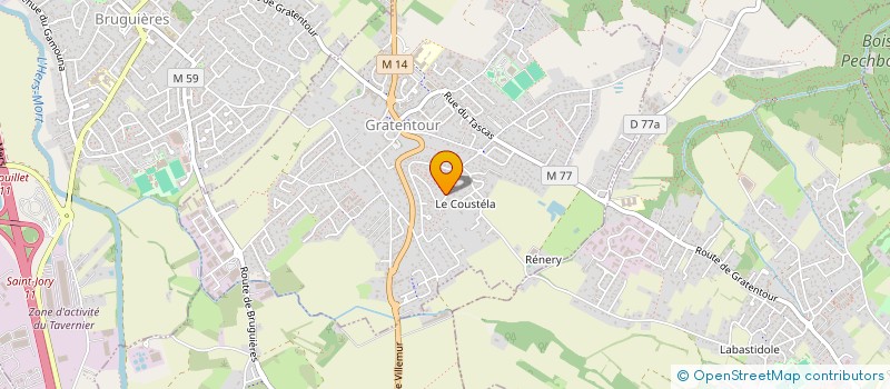 localisation de l'entreprise MONSIEUR BERNARD VIE  GRATENTOUR