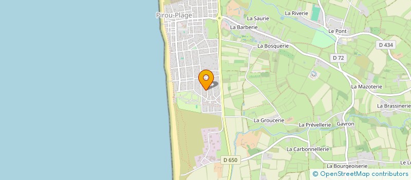 localisation de l'entreprise MONSIEUR BERNARD VIEVAL  PIROU