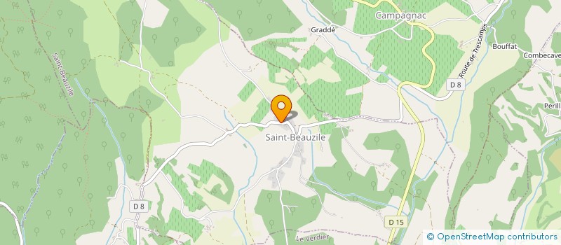 localisation de l'entreprise MONSIEUR BERNARD VILLEMIN  SAINT-BEAUZILE