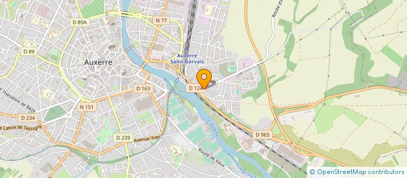 localisation de l'entreprise MONSIEUR BERNARD VINCENT à AUXERRE